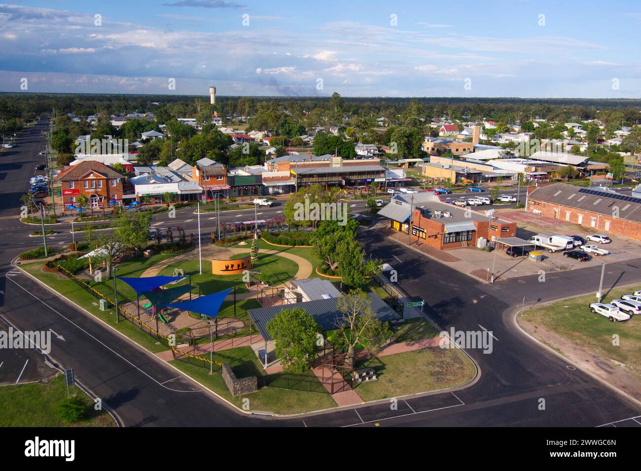 ANZAC Park Miles Queensland Australia Stockfoto