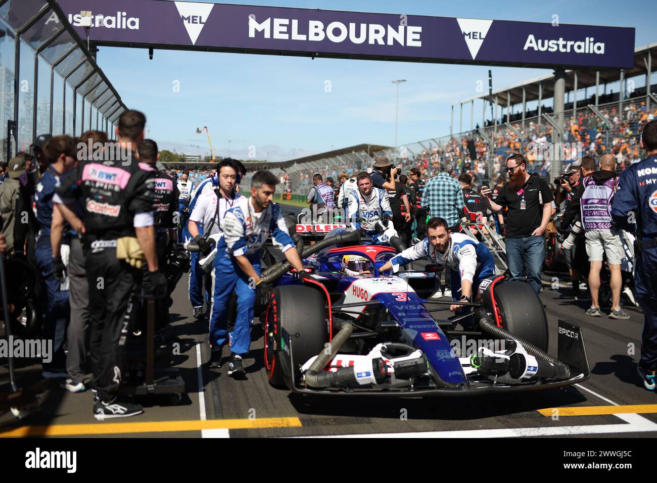 Startaufstellung F1 Australien 2023null