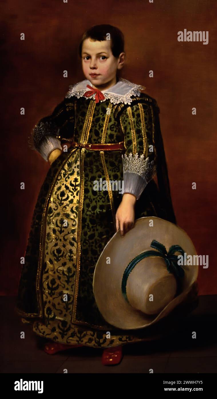 Portret van Jan Vekemans - Portrait de Jan Vekemans von Cornelis de Vos Museum Mayer van den Bergh, Antwerpen, Belgien, Belgien. Stockfoto