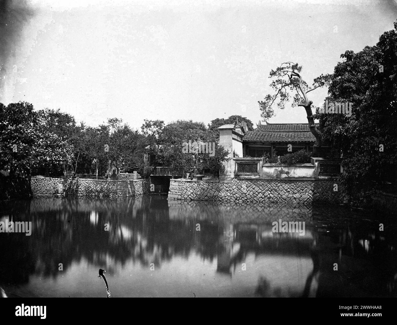 Fabrik und Seidenwurm-Kindergarten; Water Gate Vorort Stockfoto