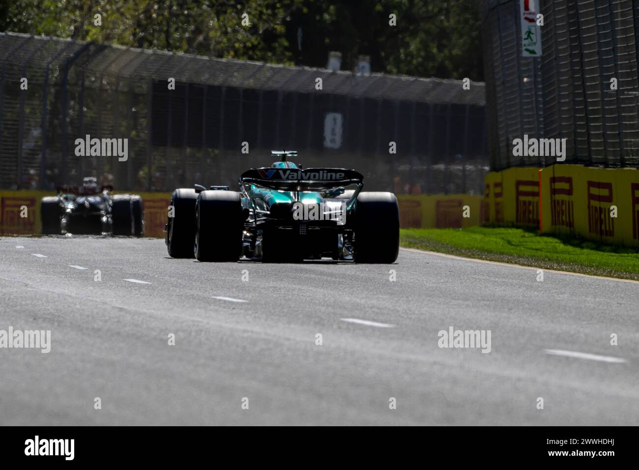 Melbourne, Australien, 24. März: Fernando Alonso aus Spanien tritt für Aston Martin F1 an. Wettkampftag, Runde 03 der Formel-1-Meisterschaft 2024. Quelle: Michael Potts/Alamy Live News Stockfoto