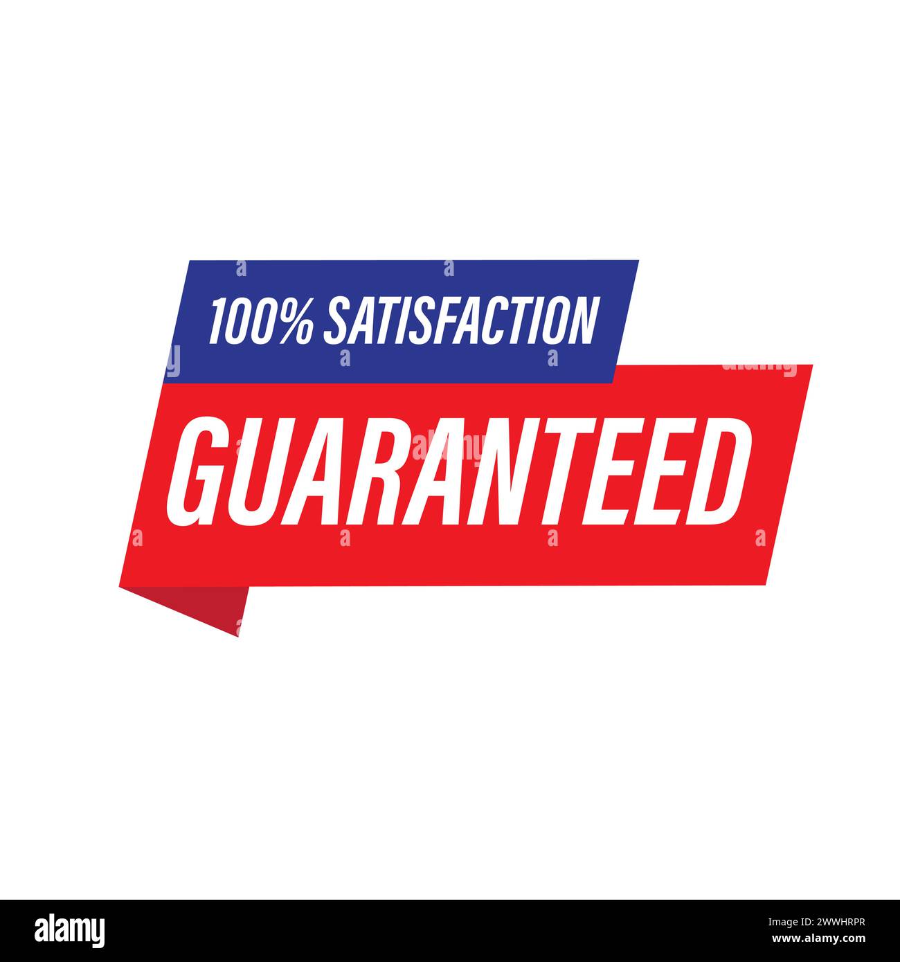 Etikett mit garantierter Zufriedenheit Stock Vektor