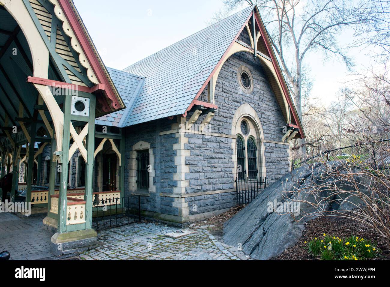 Diary House New York City, USA. Central Park's Diary House. New York City Central Park, Manhattan New York Vereinigte Staaten von Amerika Copyright: XGuidoxKoppesx Stockfoto