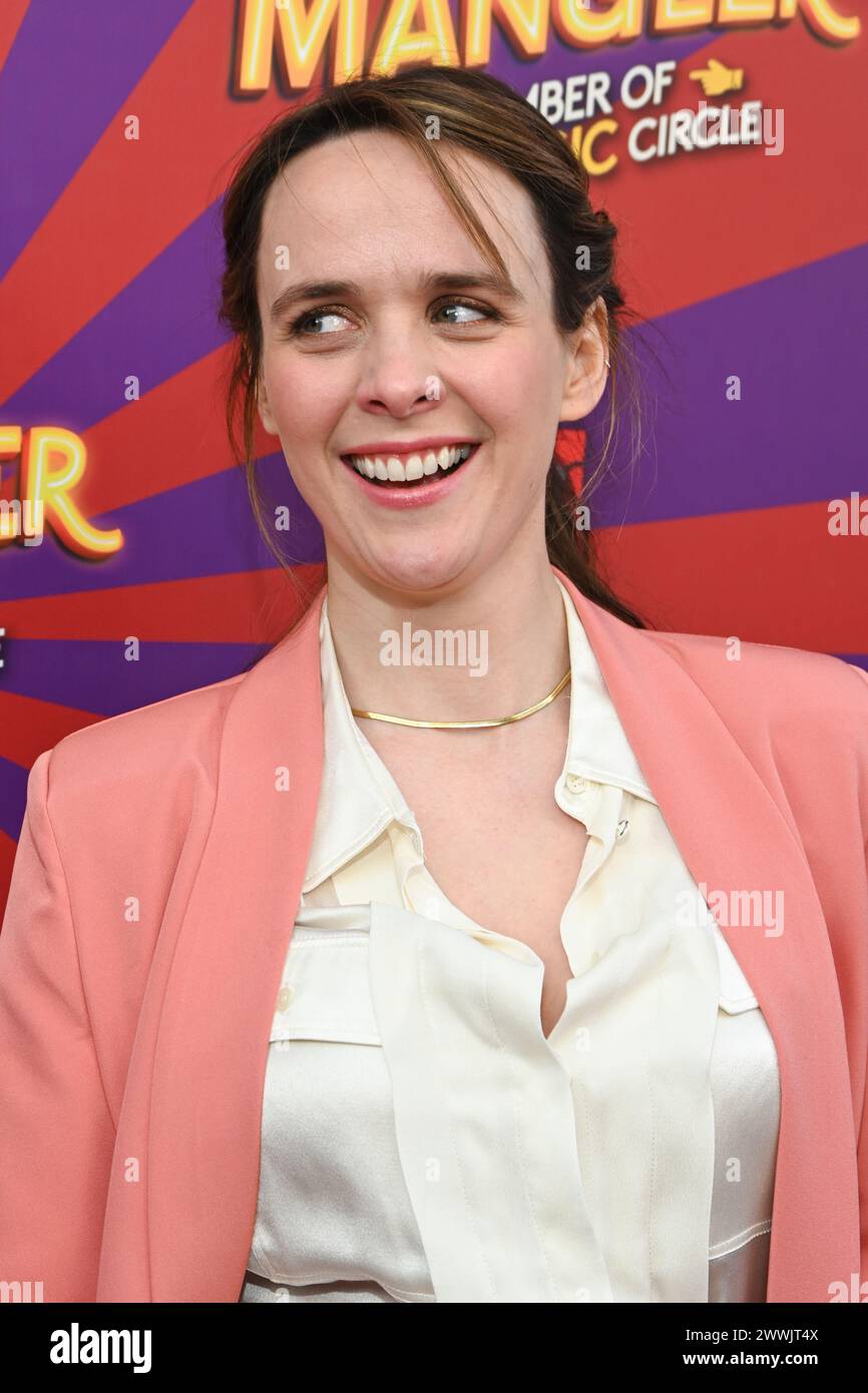 London, Großbritannien. März 2024. Charlie Russell nimmt an Einer Gala-Performance von Mind Mangler: Member of the Tragic Circle im Apollo Theatre in London Teil. Quelle: Siehe Li/Picture Capital/Alamy Live News Stockfoto