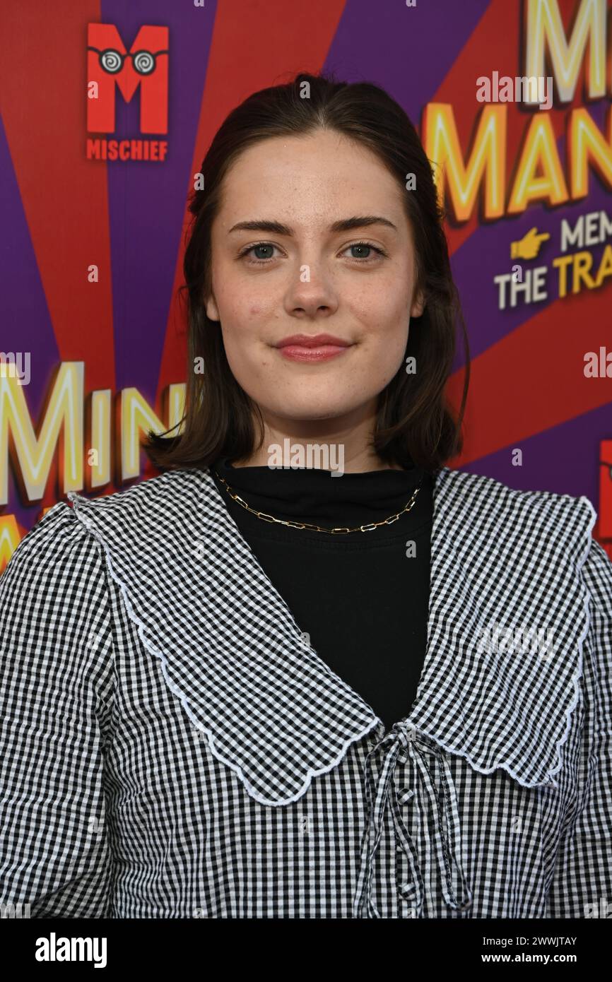 London, Großbritannien. März 2024. Meg Bellamy nimmt an Einer Gala-Performance von Mind Mangler: Mitglied des Tragic Circle im Apollo Theatre in London Teil. Quelle: Siehe Li/Picture Capital/Alamy Live News Stockfoto