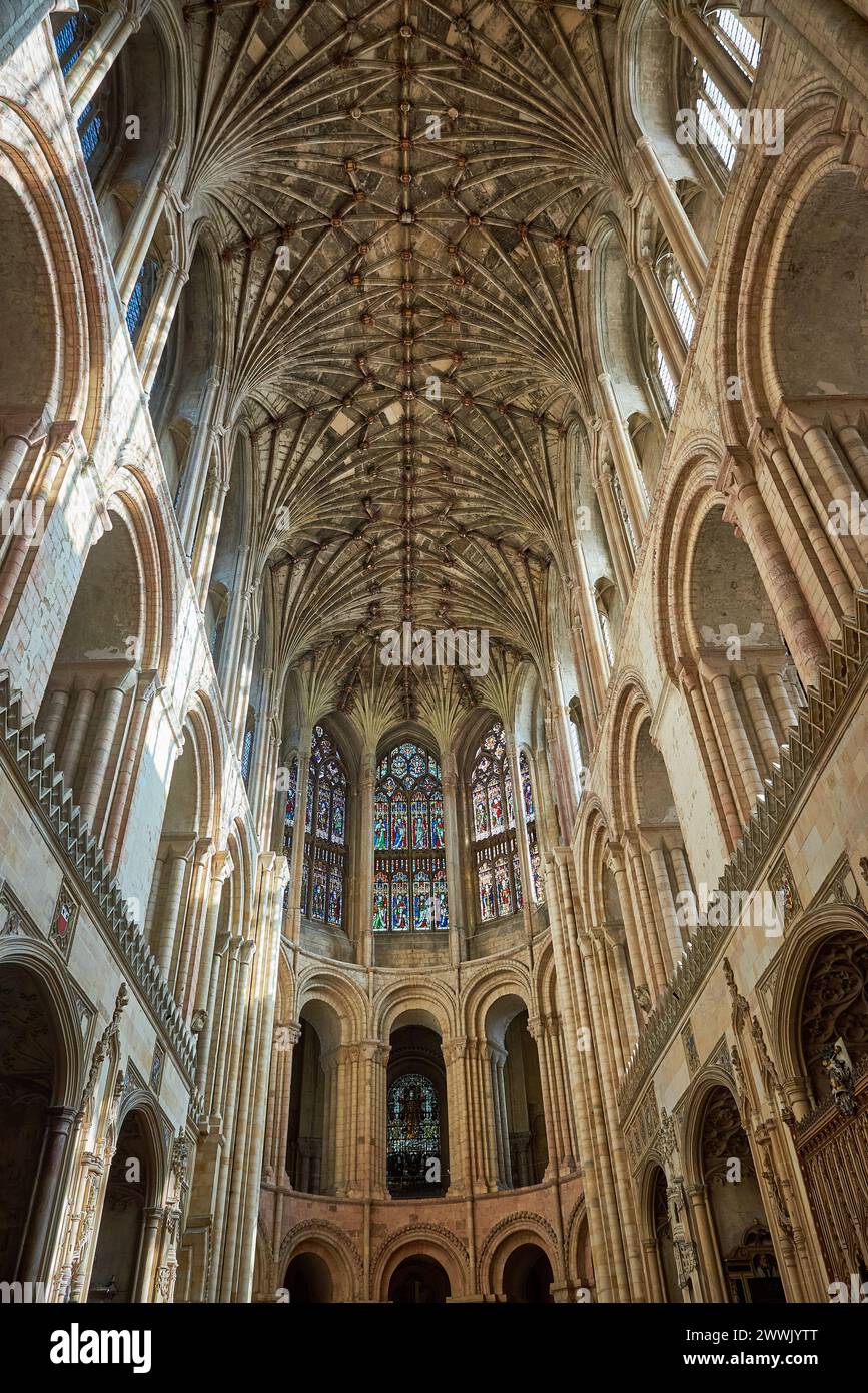 Norwich Kathedrale, Norwich, Norfolk, England, Vereinigtes Königreich Stockfoto