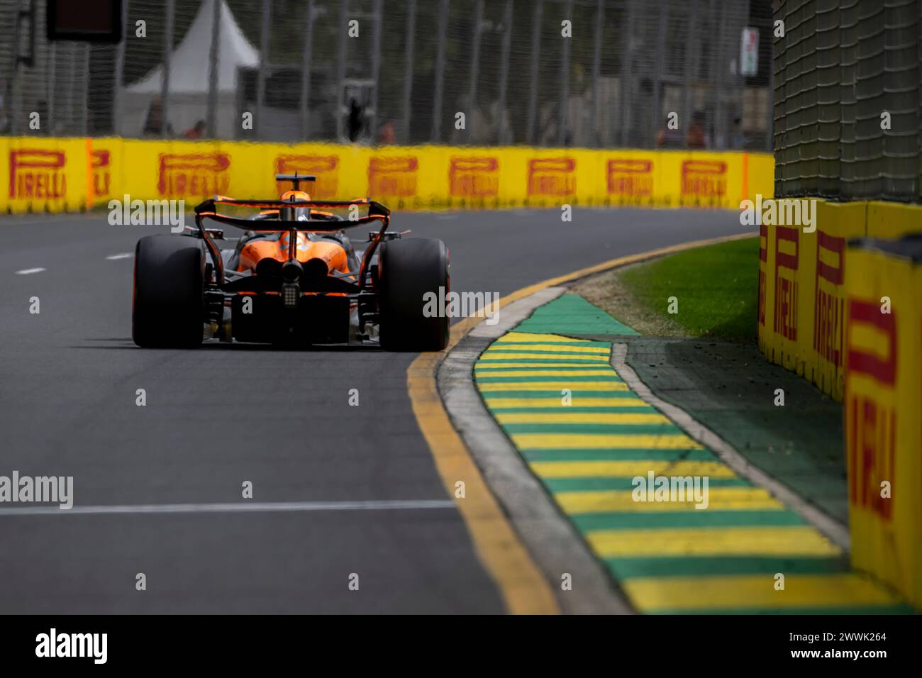 Melbourne, Australien, 23. März, Oscar Piastri, aus Australien, tritt für McLaren F1 an. Qualifying, Runde 03 der Formel-1-Meisterschaft 2024. Quelle: Michael Potts/Alamy Live News Stockfoto
