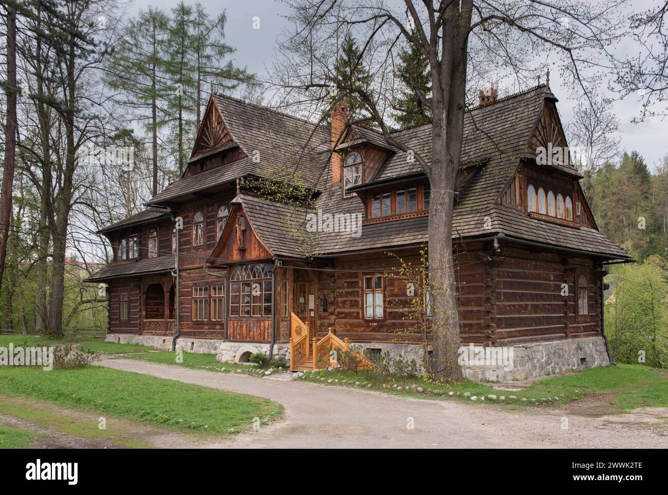 Villa Koliba, Zakopane, Polen Stockfoto