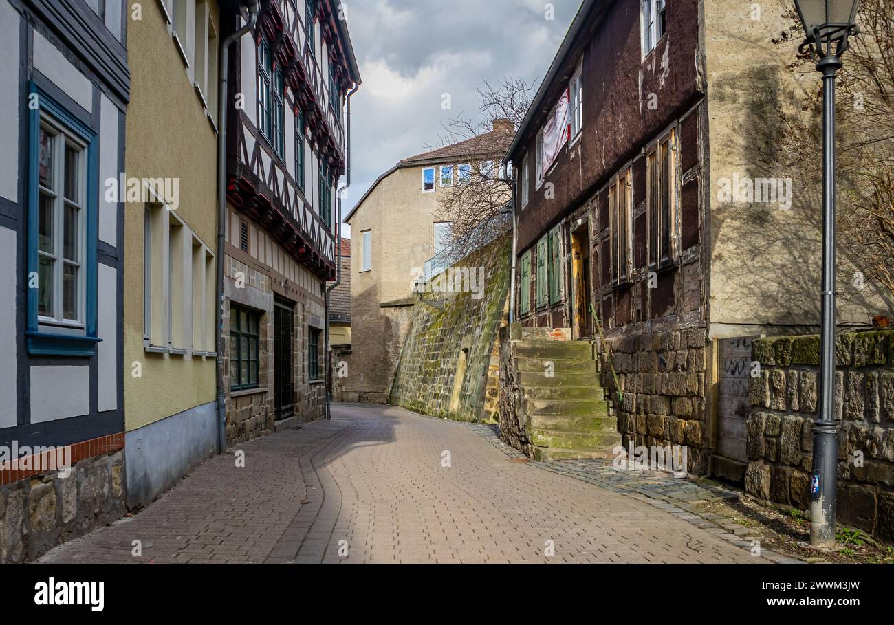 Impressionen aus Halberstadt ihr Tor zum Harz Stockfoto