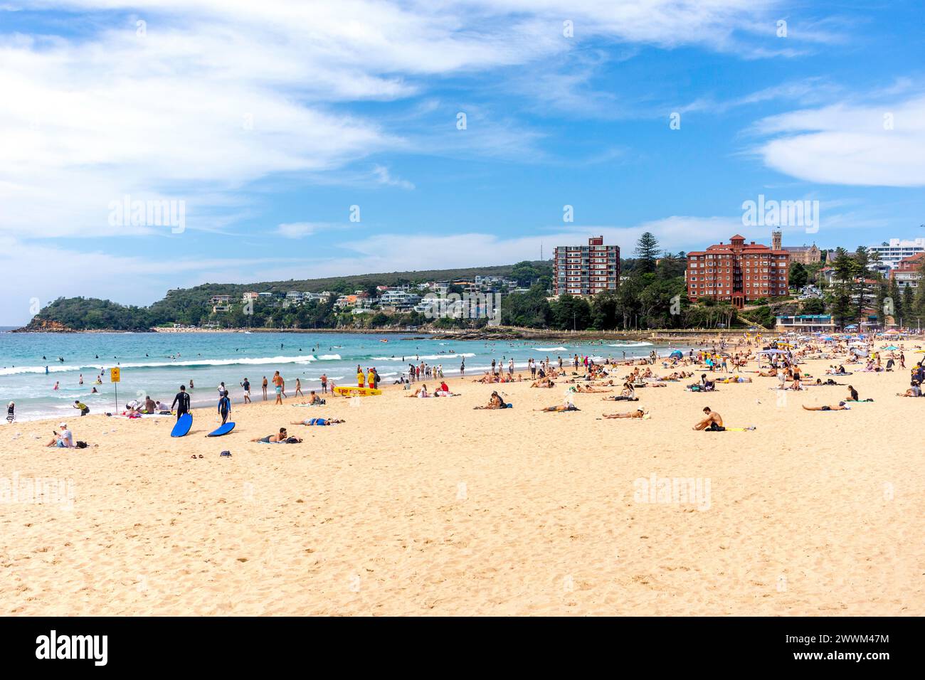Manly Beach, Manly, North Sydney, Sydney, New South Wales, Australien Stockfoto