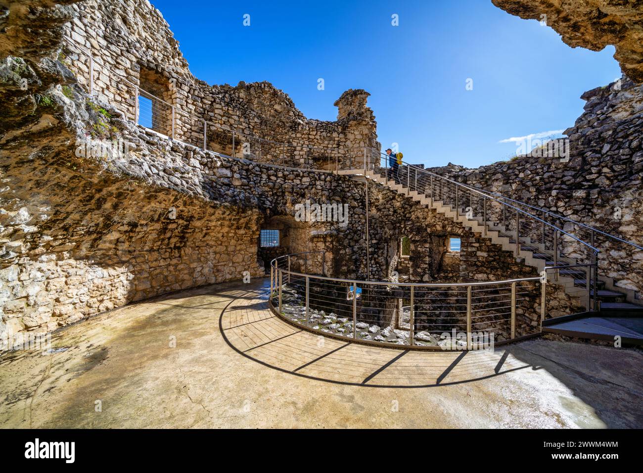 In der Festung Bastione di Riva in der Nähe von Riva del Garda, Italien Stockfoto In der Festung Bastione di Riva in der Nähe von Riva del Garda, Italien Stockfoto