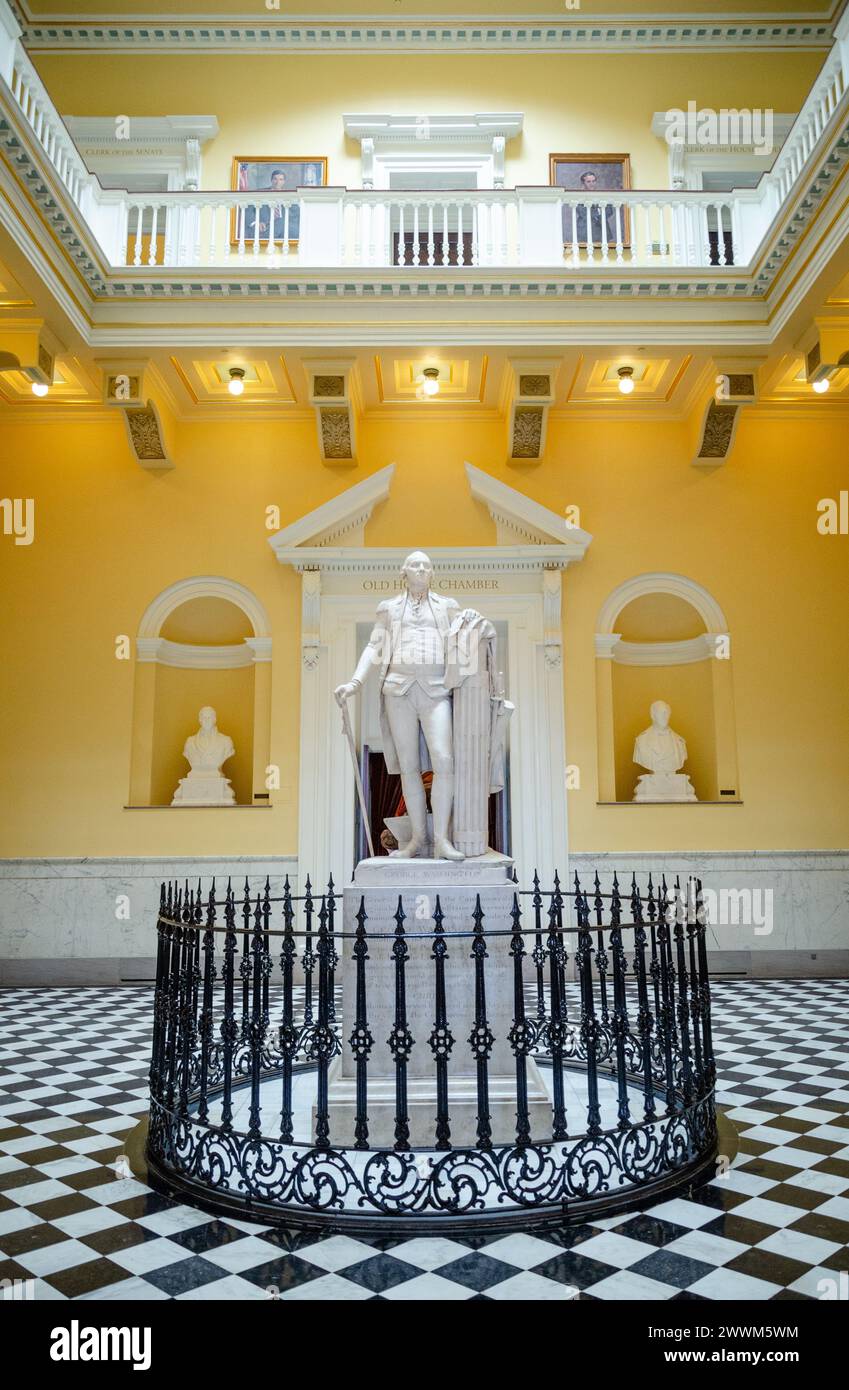 Virginia State Capitol, Sitz der Regierung des Commonwealth of Virginia in Richmond, Virginia Stockfoto