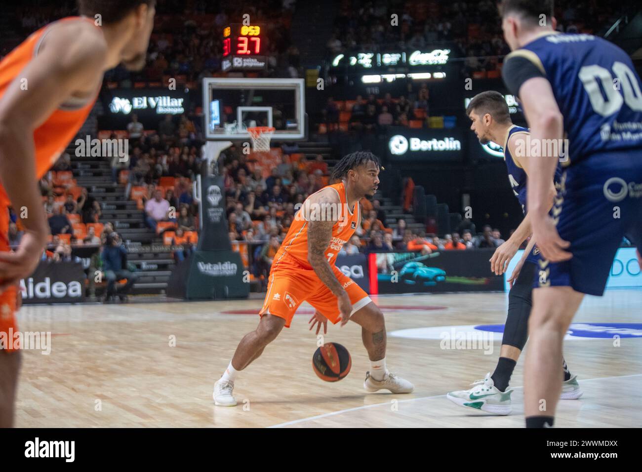 Chris Jones vom Valencia Basket Team Stockfoto