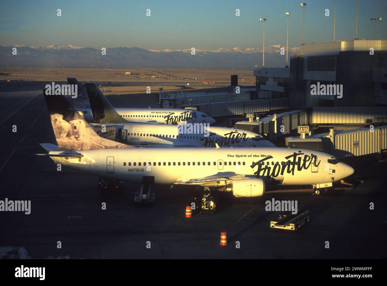 Denver International Airport Stockfoto