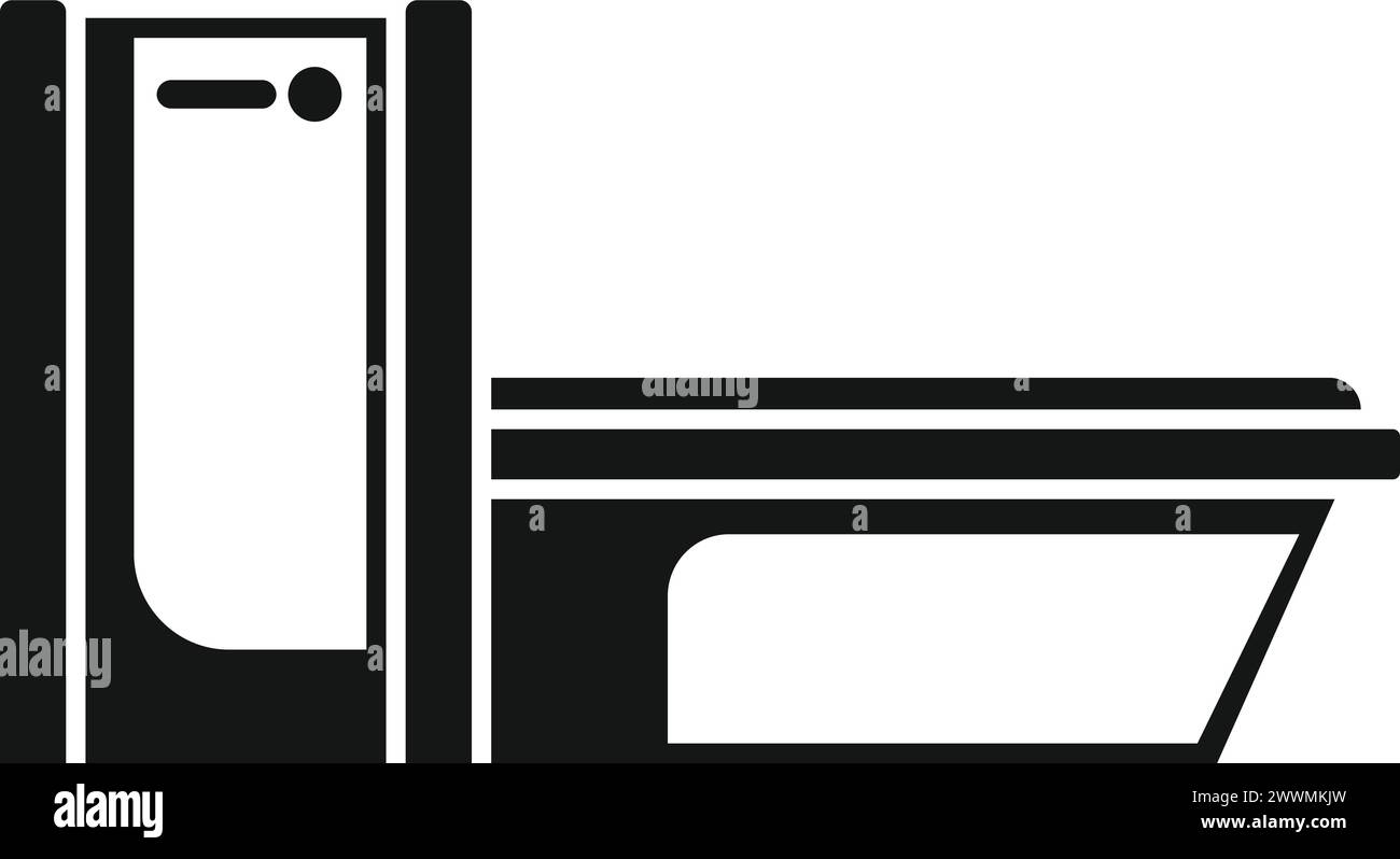 CT Medical Scan Symbol einfacher Vektor. Medizinische Radiologie. mrt-Untersuchungsscanner Stock Vektor