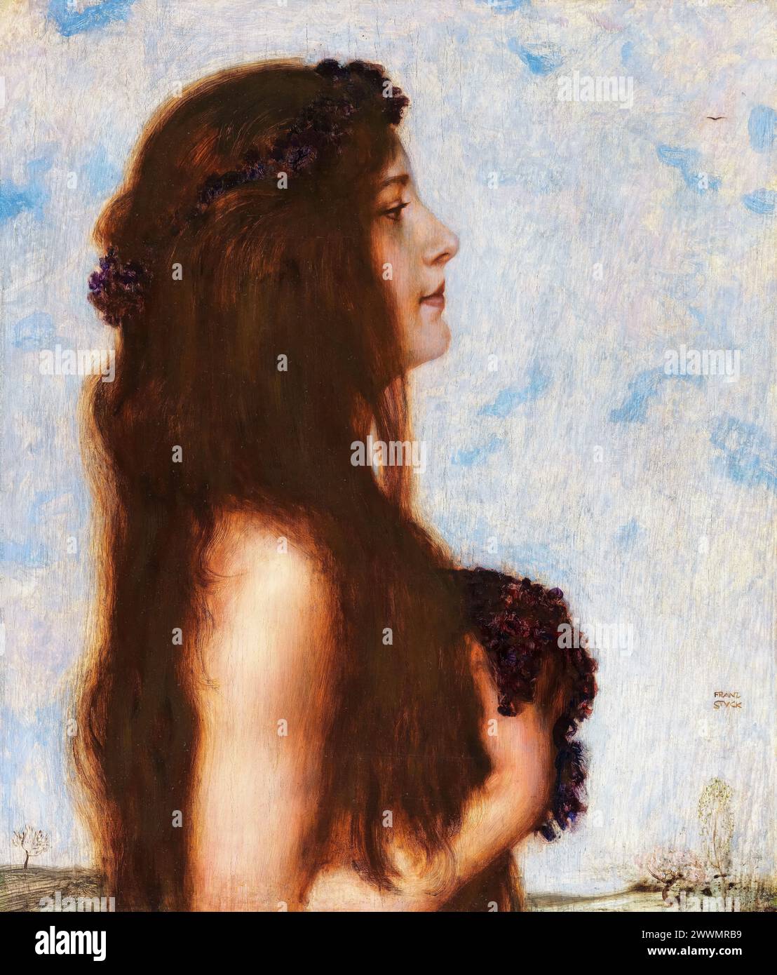 Franz von Stuck, Frühling, Ölgemälde auf Holz, 1900-1902 Stockfoto