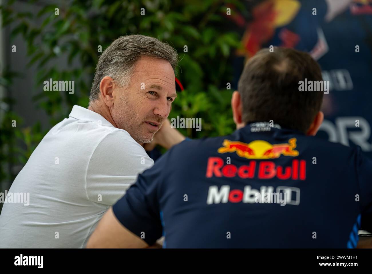 AUSTRALIEN ALBERT PARK CIRCUIT, AUSTRALIEN - 21. MÄRZ: Christian Horner, Red Bull Racing RB19 während des Grand Prix von Australien auf dem Australia Albert Park Circuit am Donnerstag, 21. März 2024 in Melbourne, Australien. (Foto: Michael Potts/BSR Agency) Credit: BSR Agency/Alamy Live News Stockfoto