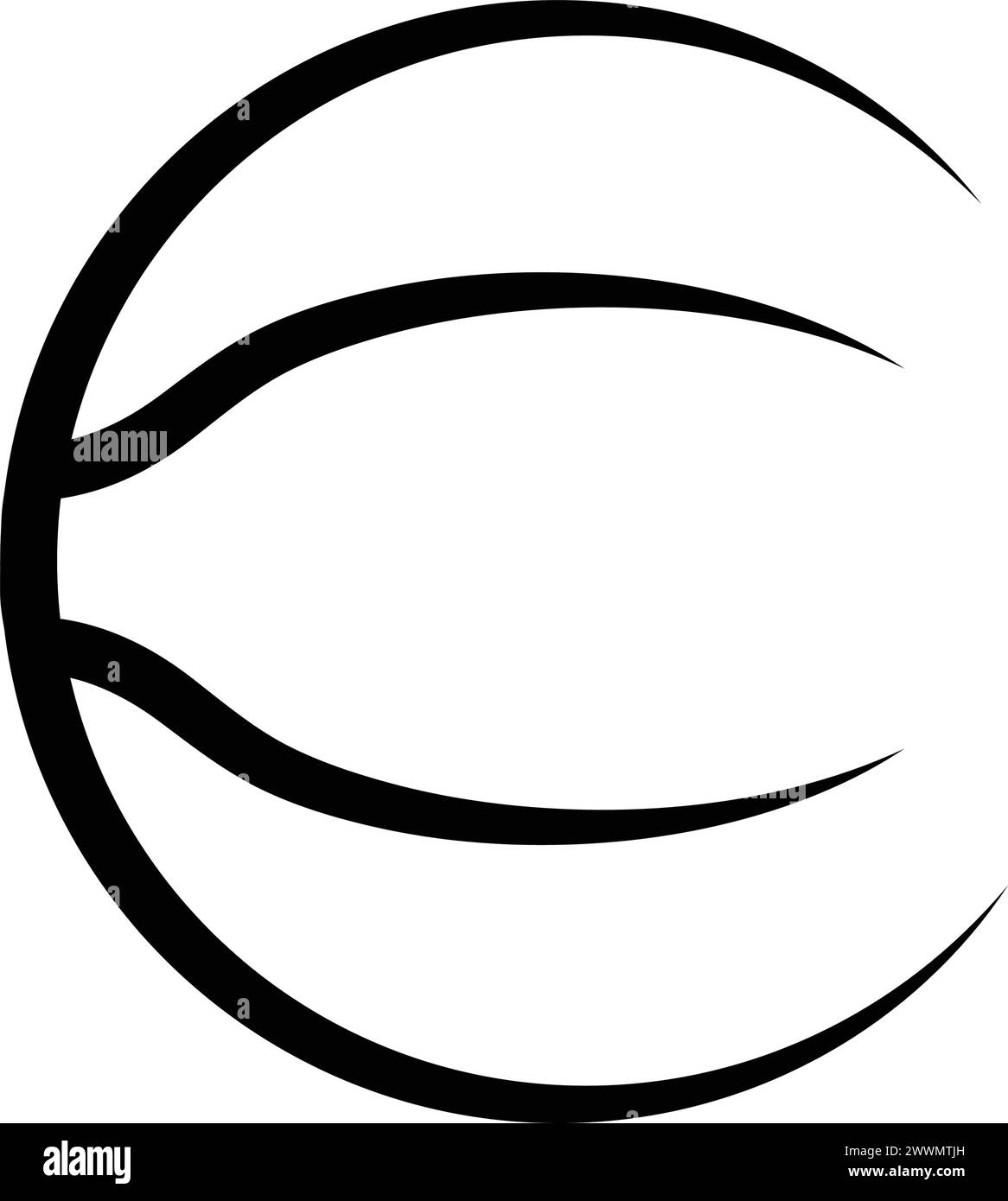 Basketball Logo Symbol Vektor Illustration Design Stock Vektor