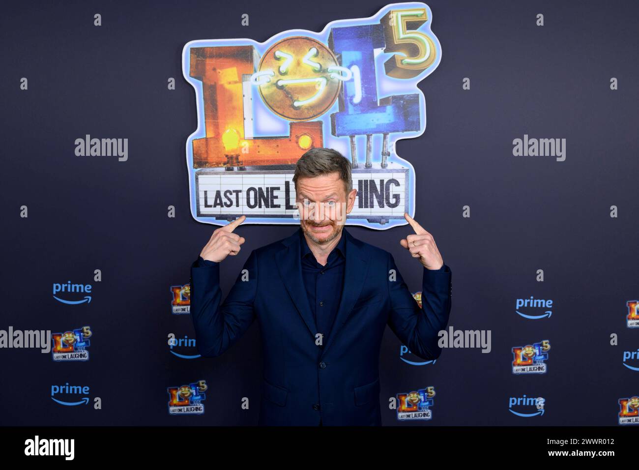Komiker Michael Kessler bei der Premiere der 5. Staffel der Amazon Prime Video Comedy-Gameshow LOL: Last One Laughing in der Astor Film Lounge im Arri. München, 21.03.2024 Bayern Deutschland *** Comedian Michael Kessler bei der Premiere der 5. Staffel der Amazon Prime Video Comedy Game Show LOL Last One Laughing in der Astor Film Lounge im Arri München, 21 03 2024 Bavaria Deutschland Copyright: XDwixAnoraganingrumx Stockfoto