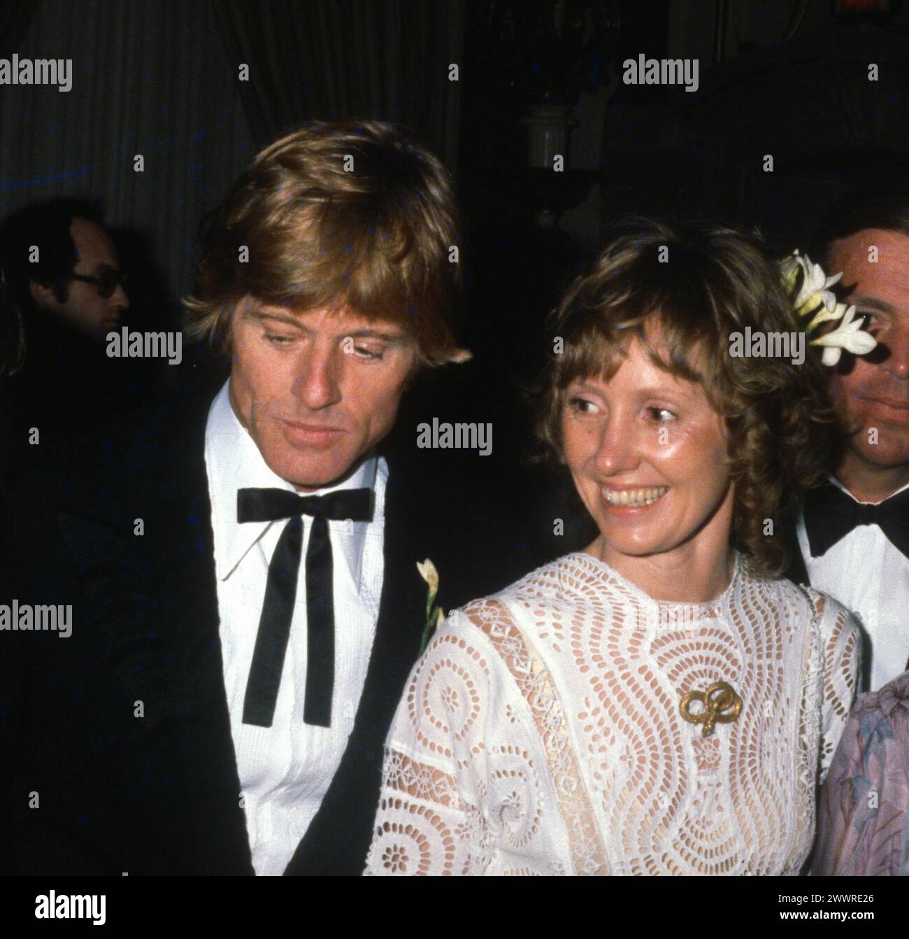 1980 Robert Redford, Ex-Ehefrau Lola John Barrett/PHOTOlink.net Stockfoto