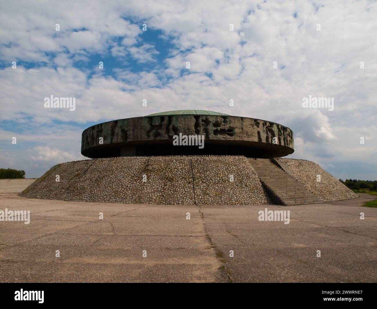 Mausoleum im KZ Majdanek, Lublin, Polen Stockfoto
