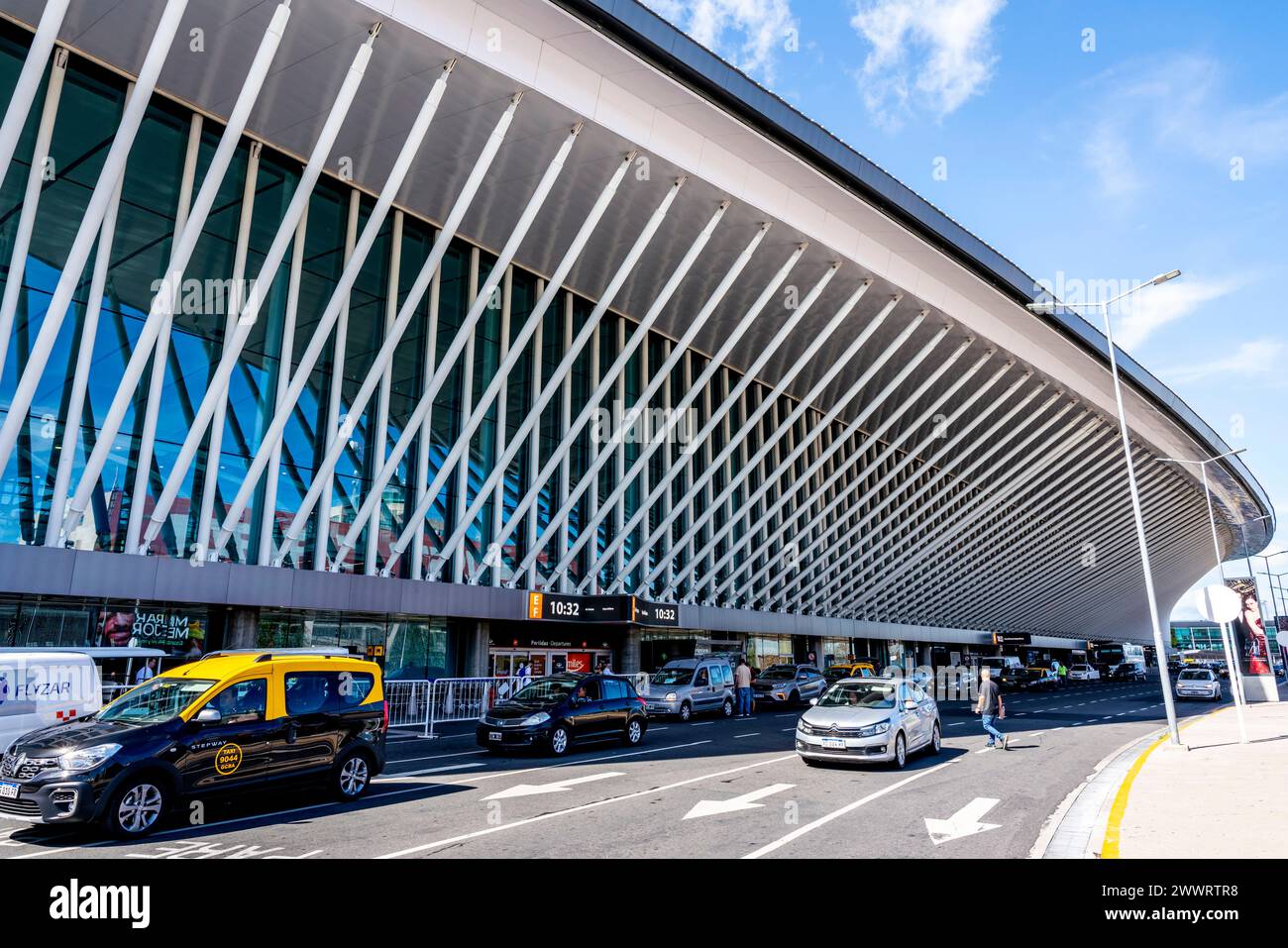 Internationaler Flughafen Ministro Pistarini (Ezeiza), Buenos Aires, Argentinien. Stockfoto