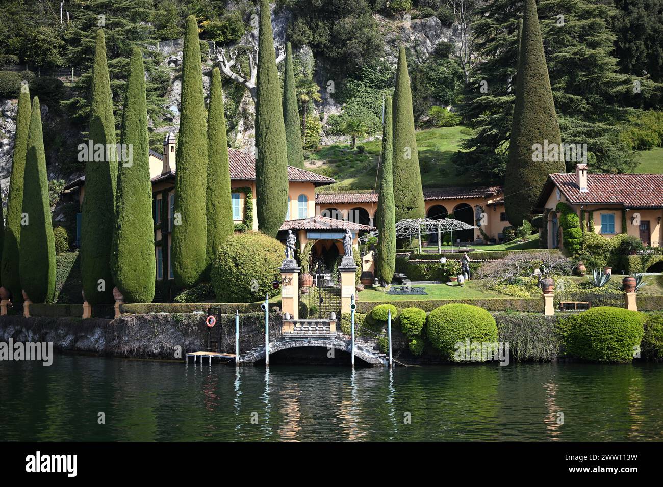 Comer See oder Comer See - Lombardia - Italien Stockfoto