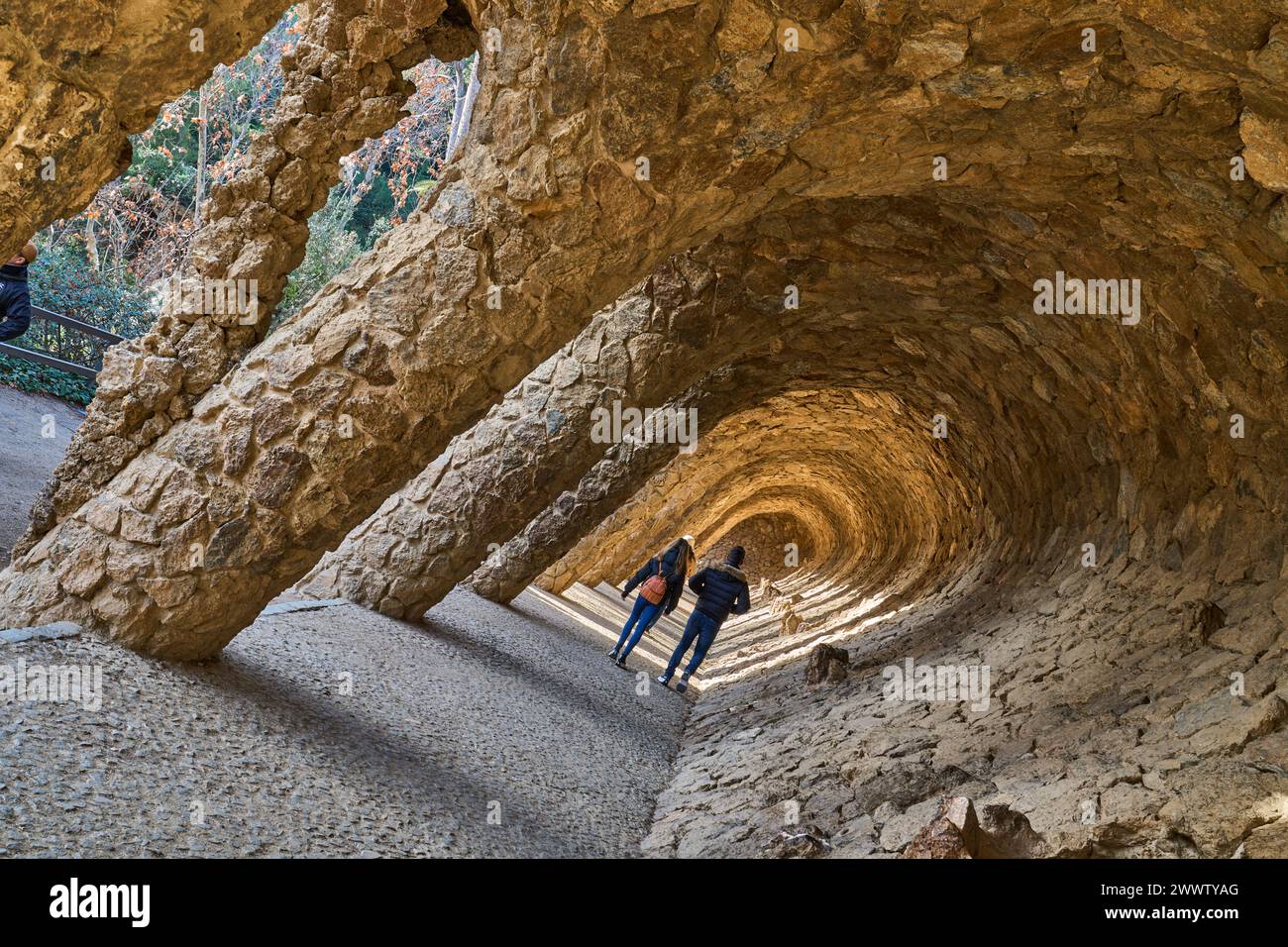 Parc Güell Stockfoto