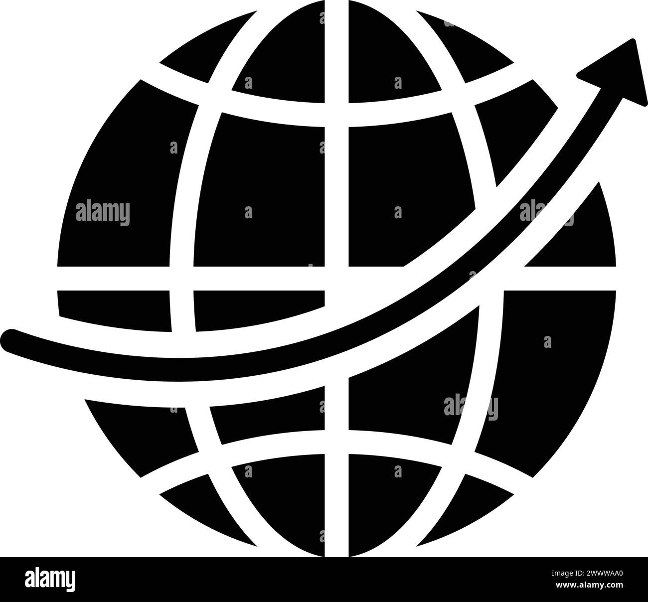 Kommunikation, global, weltweit Symbol. Kommerzielle Nutzung, gedruckte Dateien und Präsentationen, Werbematerial, Web oder jede Art von Designprojekt. Stock Vektor