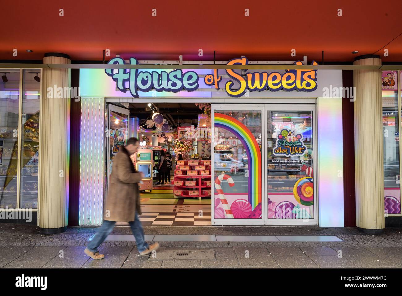 Haus der Süßigkeiten, Joachimsthaler Straße, Charlottenburg, Berlin, Deutschland Stockfoto