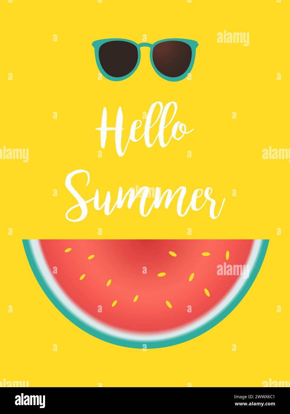 3D realistisches Sommerfahnendesign mit farbenfrohen Beach Elements Hintergrund. Vektorabbildung. Sommerangebot, Post Template, 3D Tropical E Stock Vektor