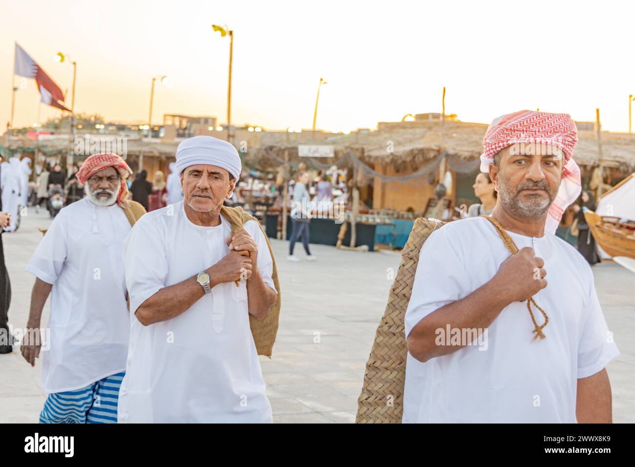 Traditionelles arabisches Fischerleben, Mittlerer Osten, Arabische Halbinsel Stockfoto