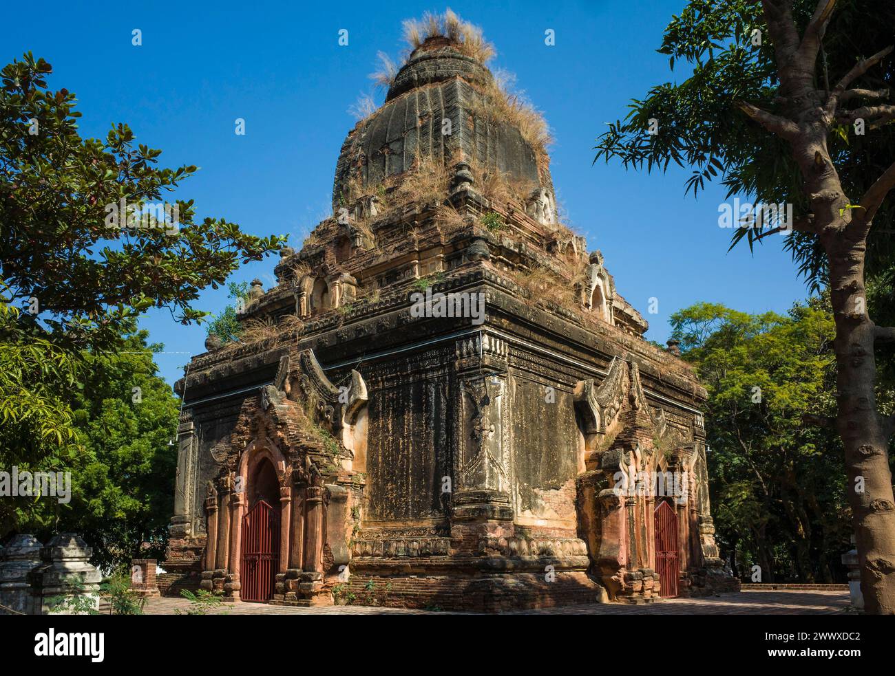 Alte Pagode in Amarapura, Mandalay, Myanmar Stockfoto