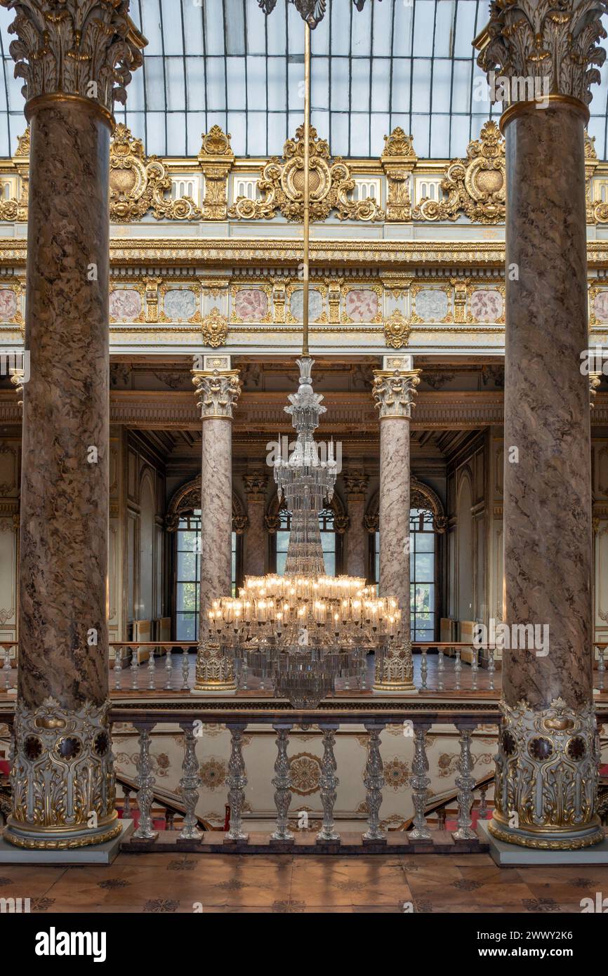 Dolmabahce Palace, Istanbul, Türkei Stockfoto