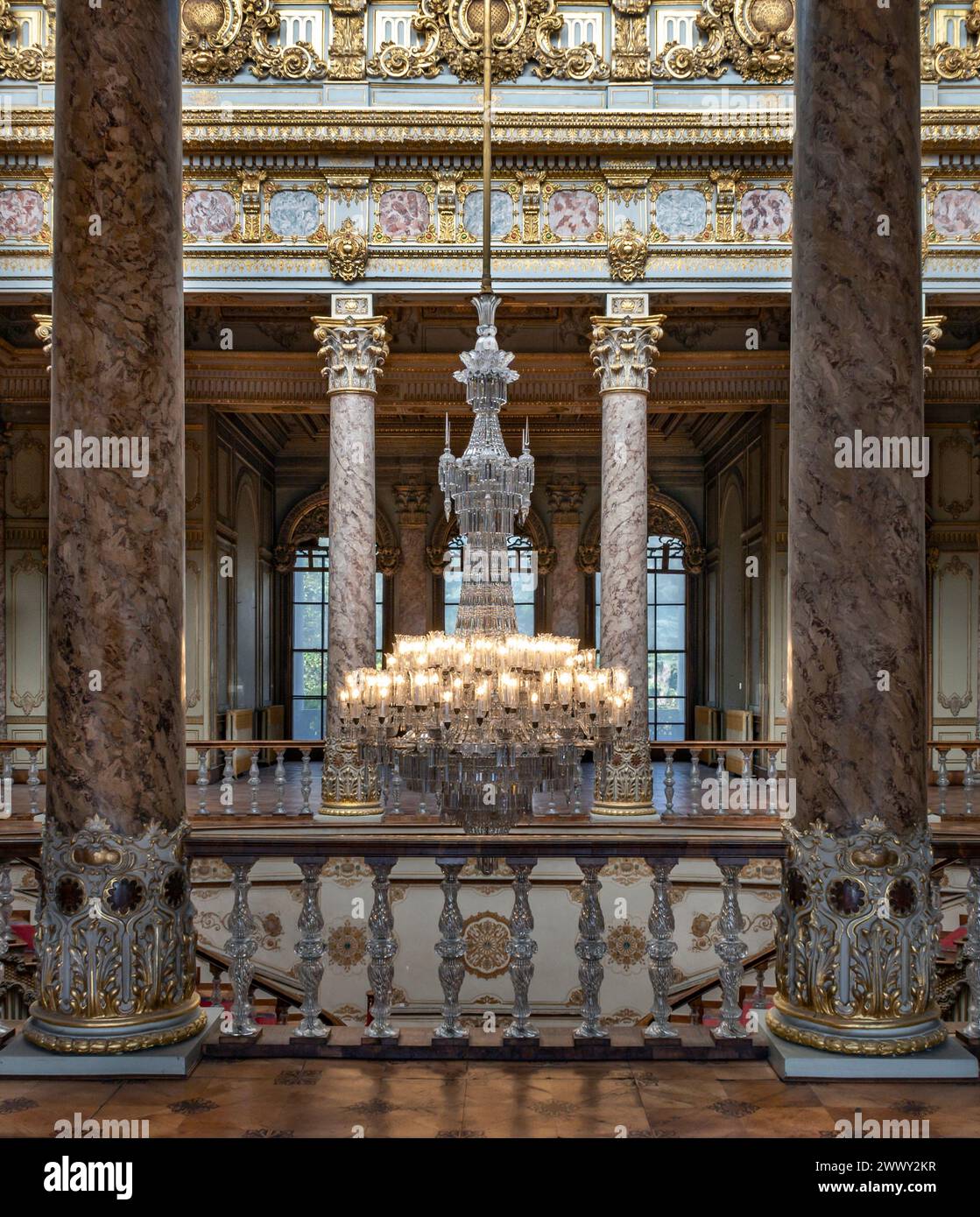 Dolmabahce Palace, Istanbul, Türkei Stockfoto