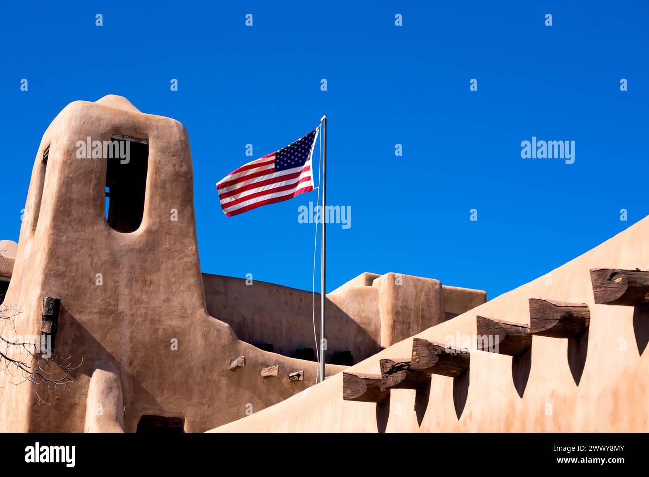 NM00672-00..... NEW MEXICO - Grafik des New Mexico Museum of Art, Santa Fe. Stockfoto