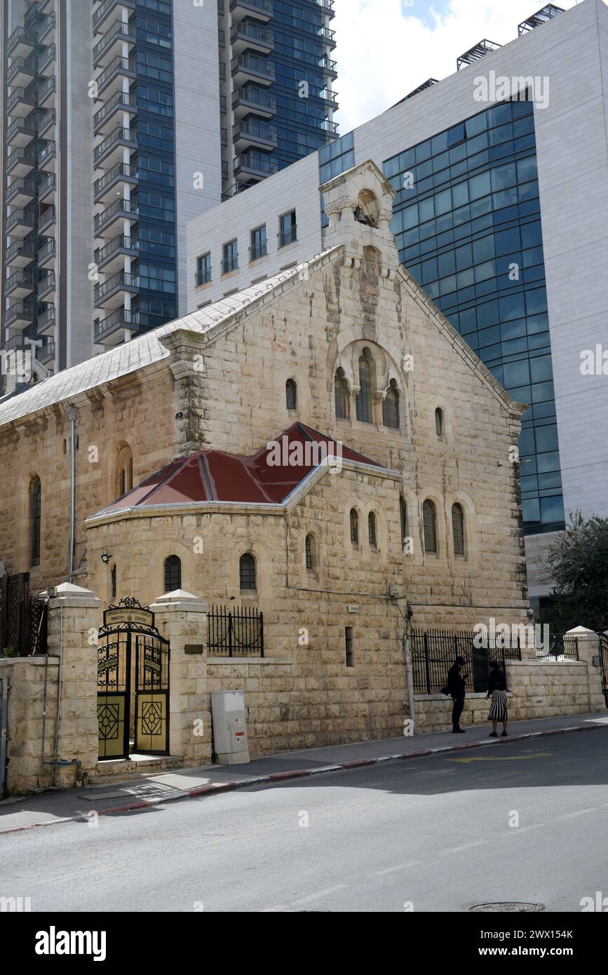 Caspari-Zentrum für biblische und jüdische Studien in Jerusalem, Israel. Stockfoto