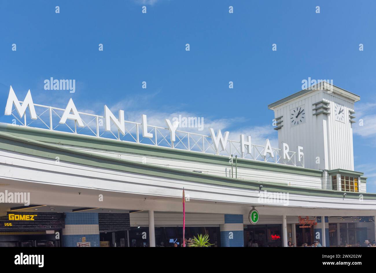 Manly Wharf Ferry Terminal, Manly, North Sydney, Sydney, New South Wales, Australien Stockfoto