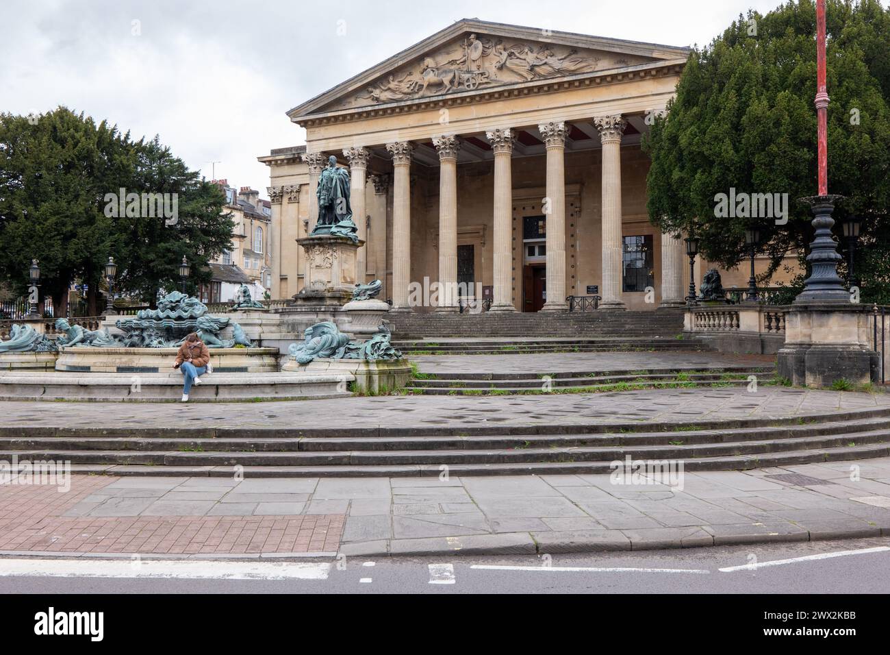 Victoria Rooms, auch bekannt als Vic Rooms, beherbergt die Musikabteilung der University of Bristol in Clifton, Bristol. Bild: Garyroberts Stockfoto