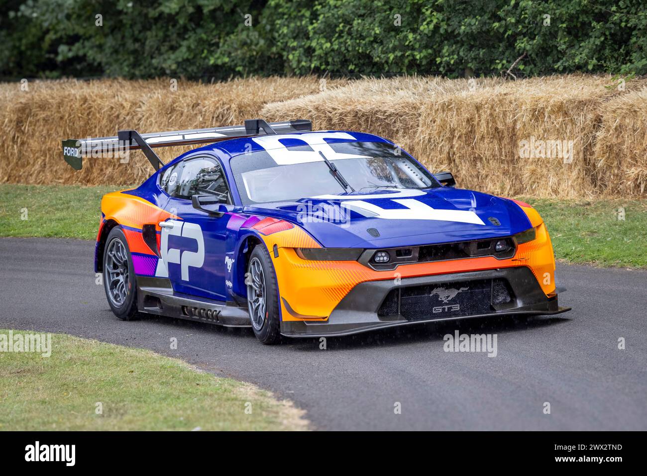 2023 Ford Mustang GT3 Langstreckenläufer beim Goodwood Festival of Speed 2023 in Sussex, Großbritannien Stockfoto