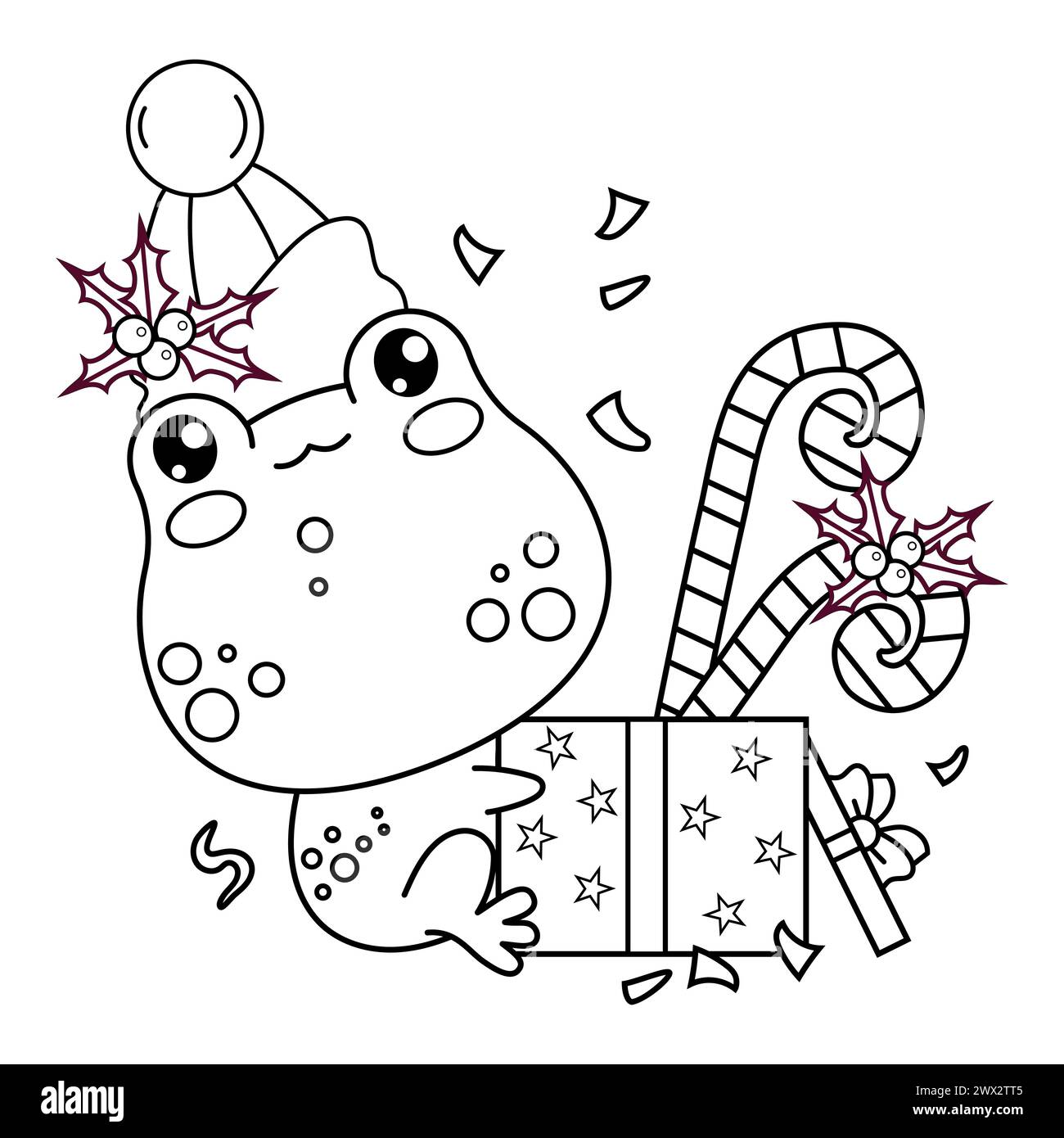 Ausmalbild frosch Stock-Vektorgrafiken kaufen - Alamy