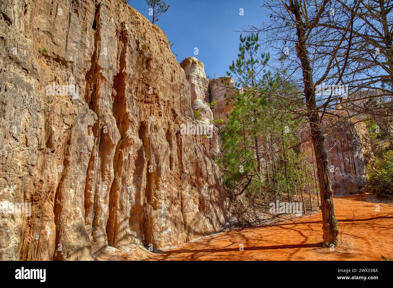 Providence Canyon State Park Stockfoto