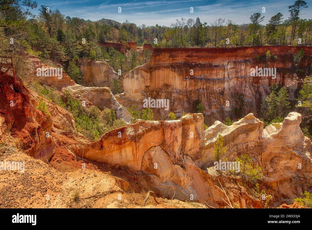 Providence Canyon State Park Stockfoto