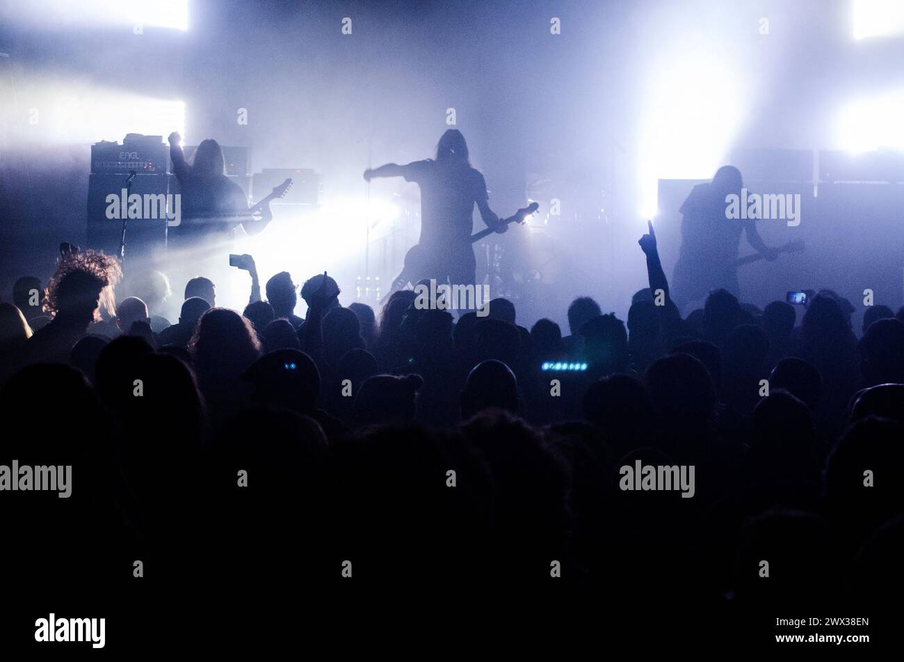 Sodom tritt im Fuzz Live Music Club, Athen/Griechenland, März 2022 auf Stockfoto