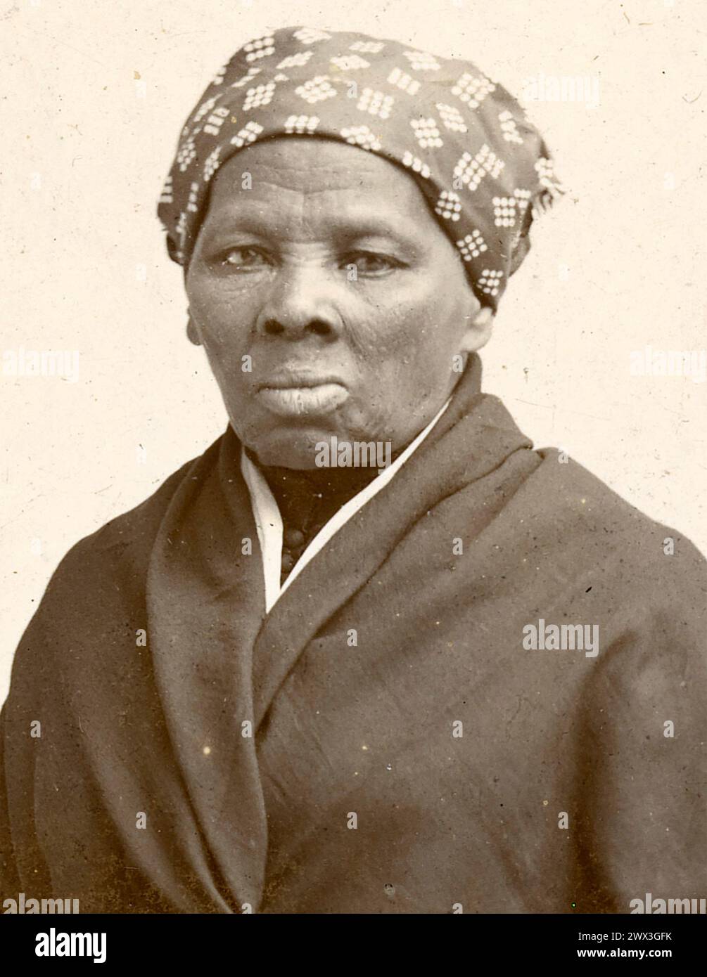 HARRIET TUBMAN (1822–1913) amerikanische Abolitionistin und Sozialreformerin im Jahr 1895 Stockfoto