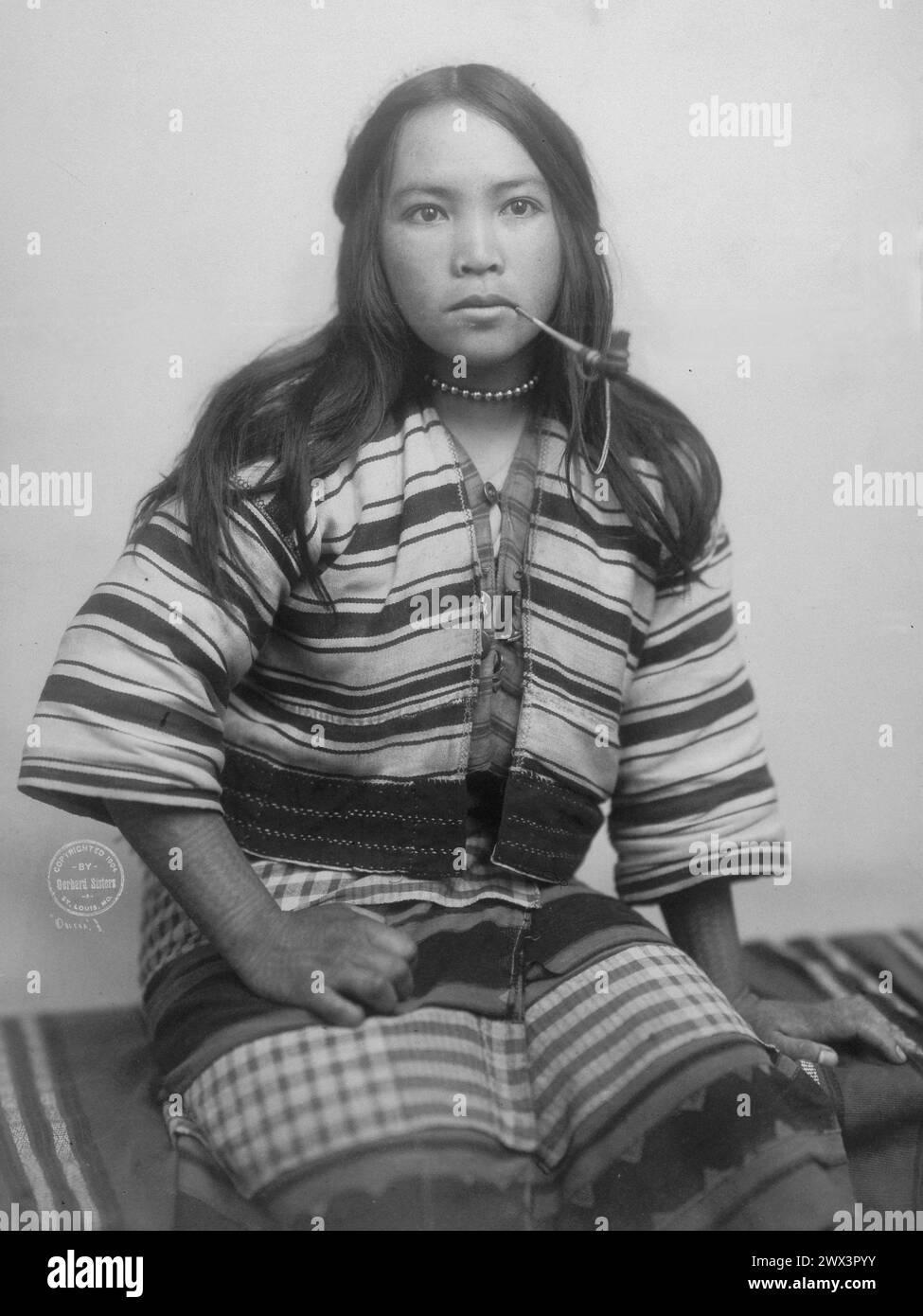 Gerhard Schwestern - Obleka [Igorrote Frau]. (Aufgenommen auf der Weltausstellung 1904). Stockfoto