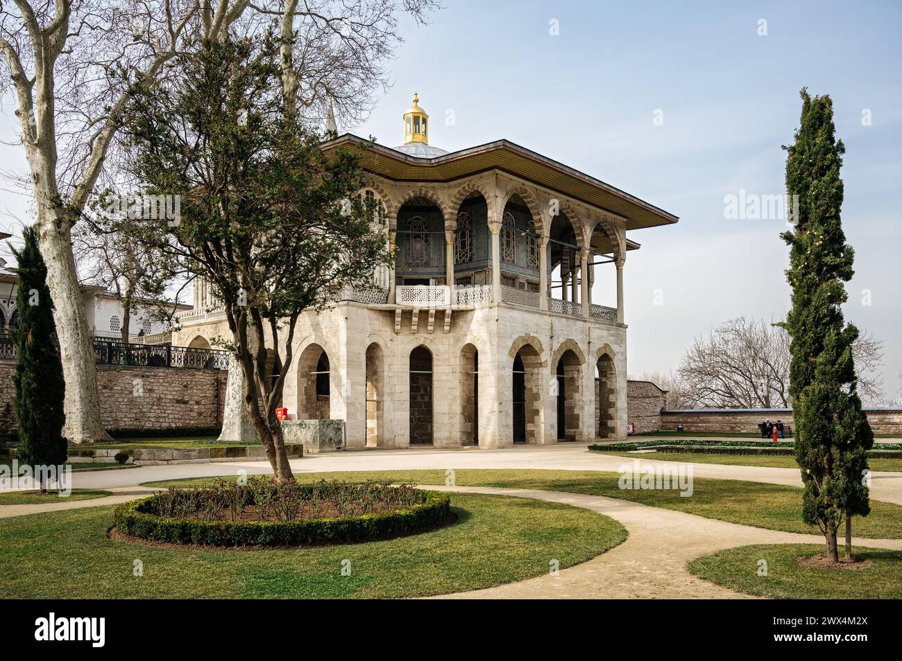 Bagdad Kiosk und Garten, Topkapı Palast, Istanbul, Türkei Stockfoto