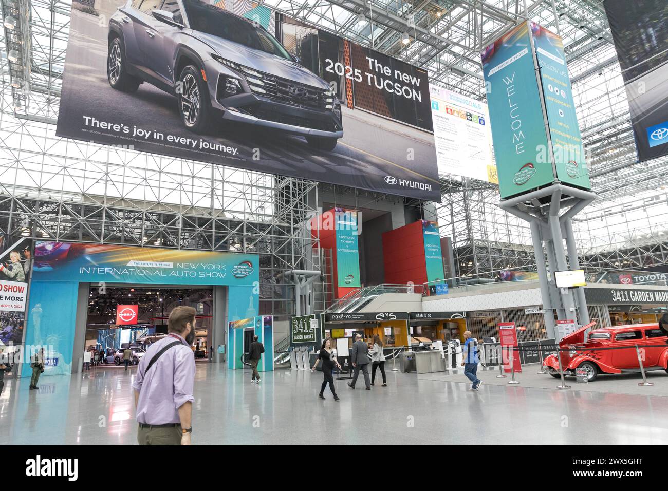 Die New York International Auto Show 2024, auf der Automobilhersteller ihre neuesten Modelle der Welt vorstellen, fand am 27. März 2024 in New York statt. Quelle: Brazil Photo Press/Alamy Live News Stockfoto