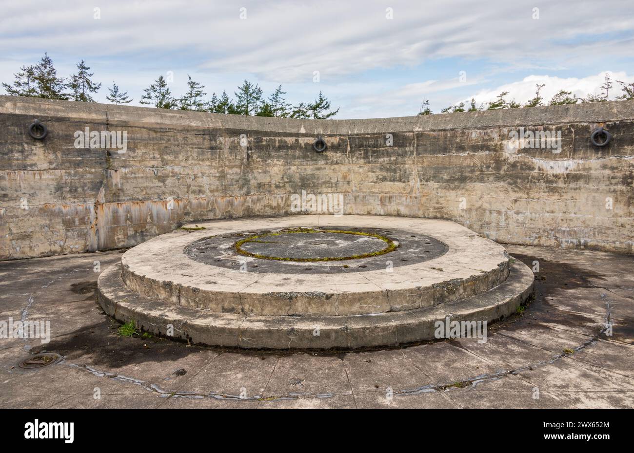 Fort Flagler Historical State Park, Washington State, USA Stockfoto