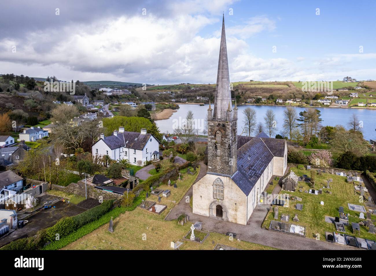 Church of Ireland Rosscarbery Cathedral, Rosscarbery, West Cork, Irland. Stockfoto